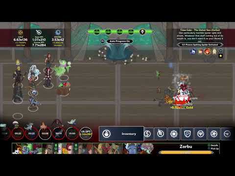 Idle Champions Artemis DPS Zorbu Time Gate