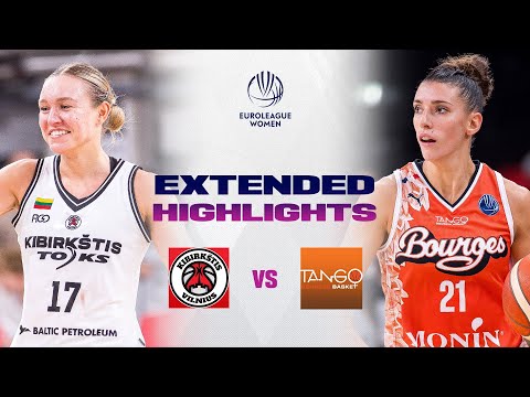 Kibirkstis-TOKS v Tango Bourges Basket | Full Game Highlights | EuroLeague Women 2025-26