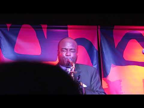 James Carter(sax) organ trio feat fast Alex White on drums Monterey Jazz festival 2017