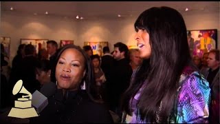 Angela Hunte and Jnay at the Nominee Reception | GRAMMYs