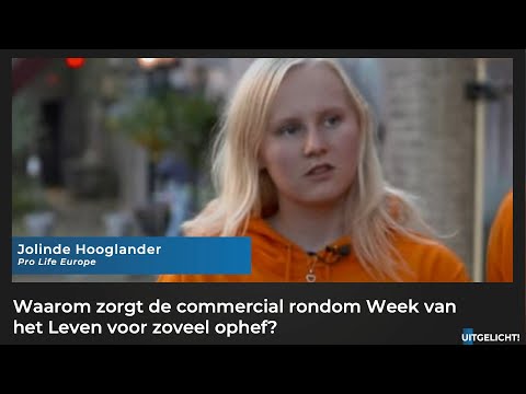 Uitgelicht! 11 november 2021 - Jolinde Hooglander over de ophef commercial Week van het Leven