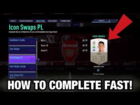 HOW TO COMPLETE THE 2ND ICON SWAPS OBJECTIVES FAST! (UNLOCK ICON SWAPS 2 TOKENS) - FIFA 21