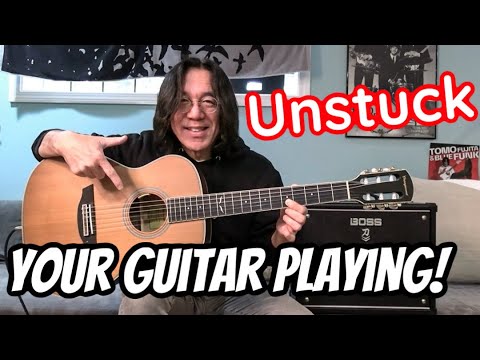 Unstuck Your Visual Shape Guitar Playing from YouTube!  (Basic Theory On One String Approach)