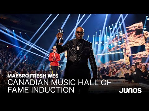 Maestro Fresh Wes is inducted into The Canadian Music Hall of Fame | The 2024 JUNO Awards