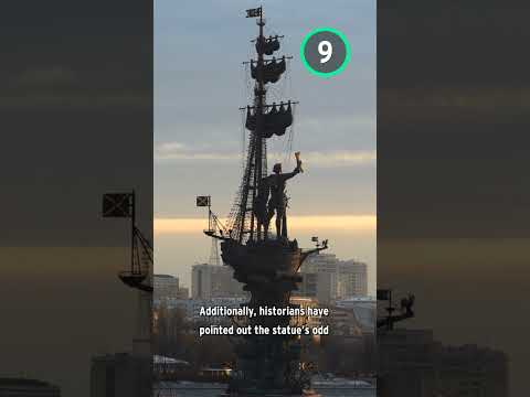 No.9 - #Top10 Monumentos Controversos de Todo o Mundo - Estátua de Pedro, o Grande #Shorts