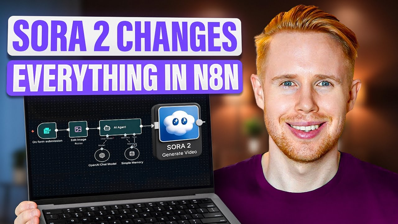 Create ANYTHING with Sora 2 + n8n AI Agents In 10 Minutes