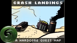preview picture of video 'Minecraft - Crash Landings - S1E33 - City wandering without a Shell'