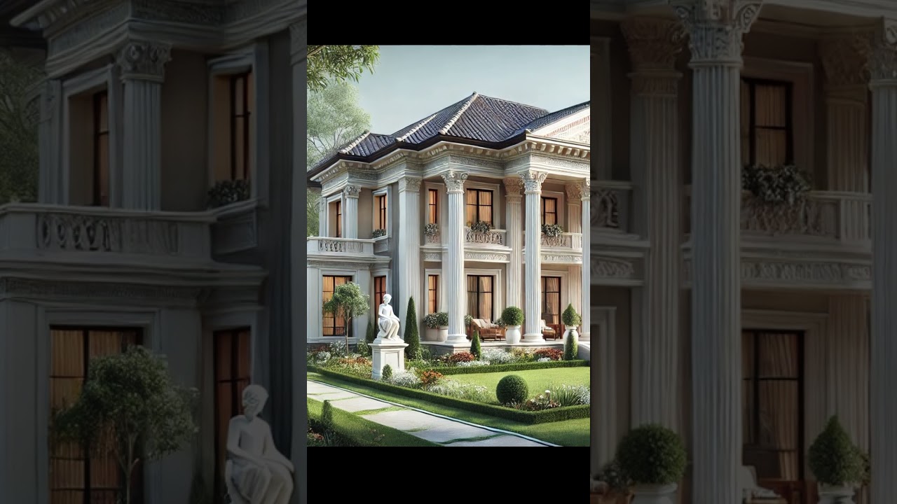 New Classical style house #dream #design #architecture #home #house #housedesign #designer #interior