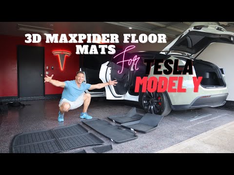 Telsa 3D Maxpider Floor Matts for 2021 Model Y Review!!