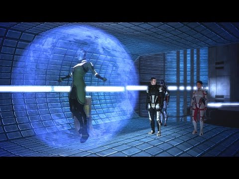 Shepard Saves Liara T'Soni in the Prothean Ruins (Mass Effect 1)