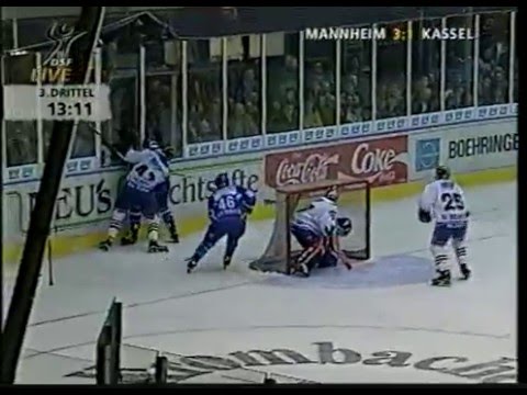 DEL 96-97 F3 Mannheim - Kassel 4-2