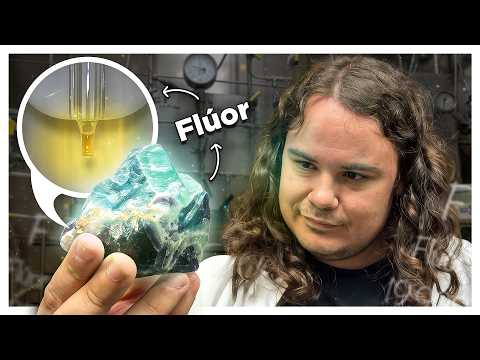 This is how FLUORINE reacts: the element that DESTROYS everything it touches