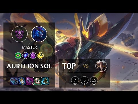 Aurelion Sol Top vs Sett - BR Master Patch 10.10