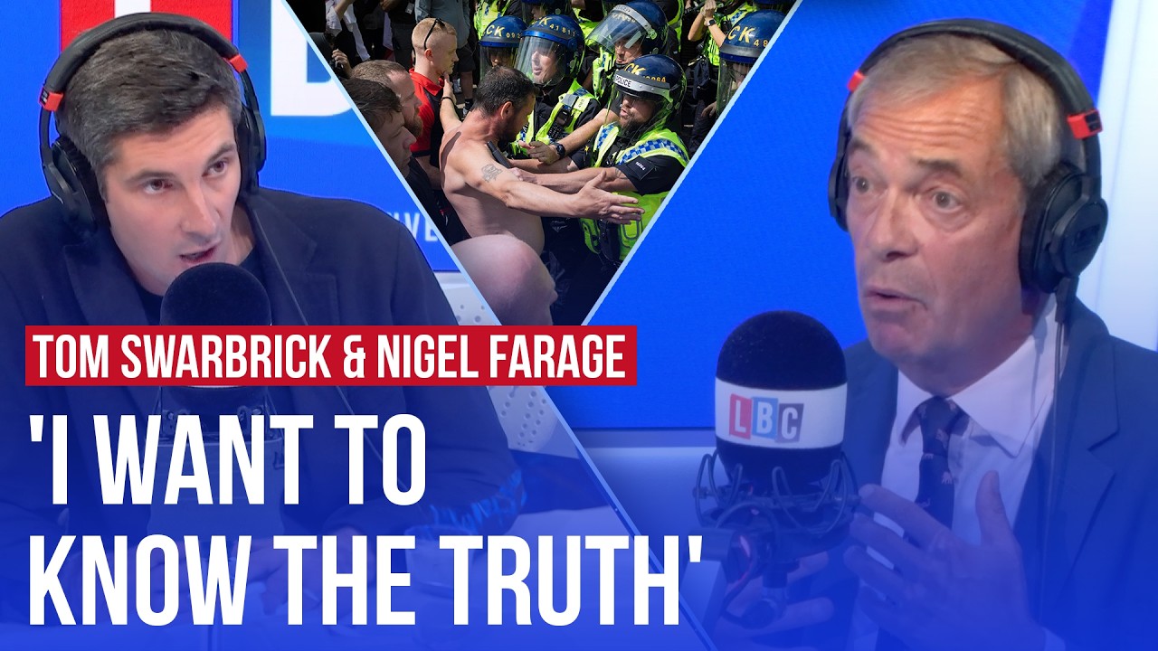 Nigel Farage refuses to apologise for comments on Southport killer | LBC