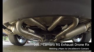 2017 Camaro RS Exhaust Drone Fix  J Pipes