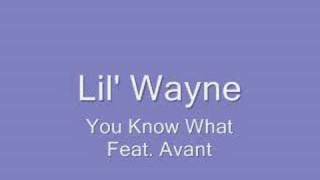 Lil&#39; Wayne - You Know What Feat. Avant