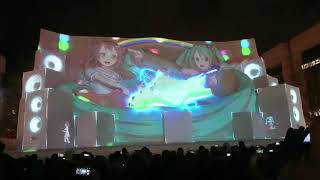 札幌雪まつり初音ミクと、戸山香澄プロジェクションマッピング再投稿。