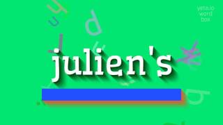 How to say "julien
