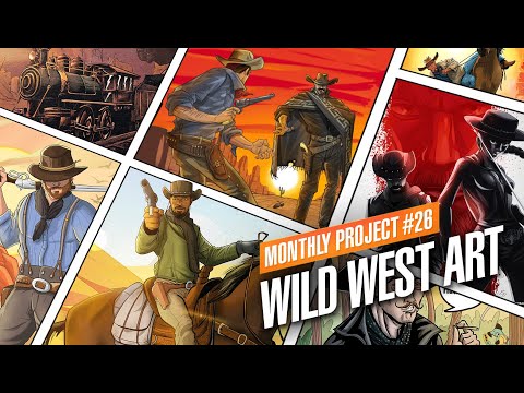 Monthly Project #26 - Wild West Art