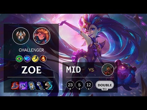 Zoe Mid vs Graves - BR Challenger Patch 10.10