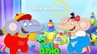 Max and Mini Tidying up their Toy Room with Papa Ozho | Baby Ozho Family Story