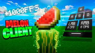 🍉EL NUEVO MELON CLIENT SUBE FPS AL MÁXIMO | MINECRAFT PVP CLIENT 1.8.9 NO PREMIUM🔷 +1000 FPS 2021