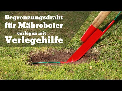 Verlegehilfe Begrenzungskabel für Mähroboter Kabel verlegen EasyMole für Begrenzungsdraht