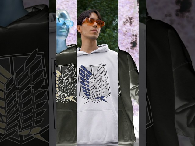 Vídeo relacionado con zhedu Anime Aot Merch Scout Regiment Sudaderas con Capucha Impresas Sudaderas con Capucha Tops Acogedores Jerseys (XL,Color 04)