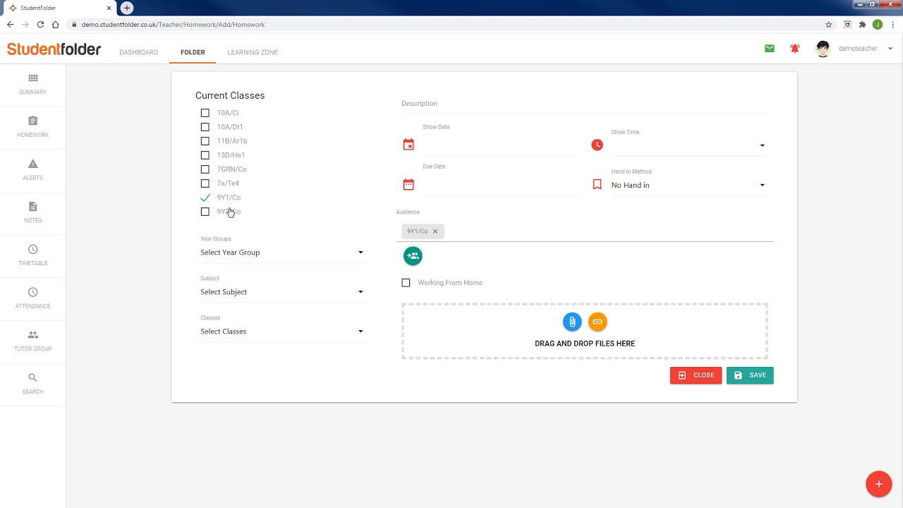 StudentFolder, Differentiation and Remote Working