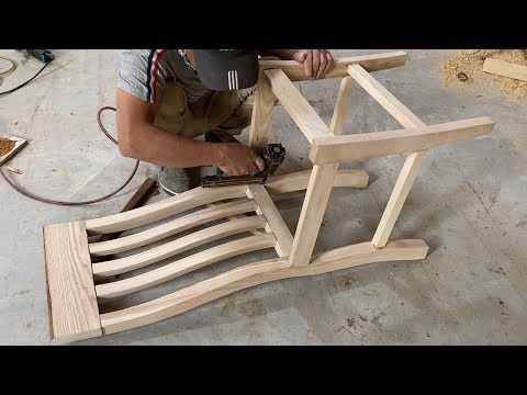 Wooden armrest chairs