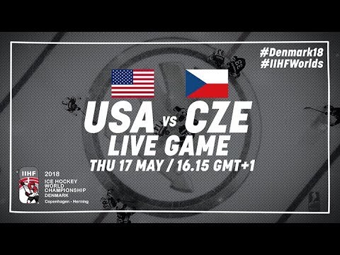 Хоккей USA — Czech Republic | Live | 2018 IIHF Ice Hockey World Championship