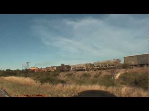 Tren del Belgrano Cargas (7739) entre Chuña y Jaime Peter (I), Córdoba