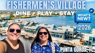 Fishermen's Village Waterfront Marketplace Punta Gorda 2026 | What's Open & What's NEW This Year!