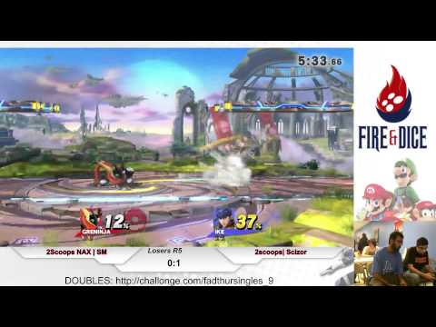 Fire&Dice Thursday #9 - SM vs Scizor - Smash Wii U