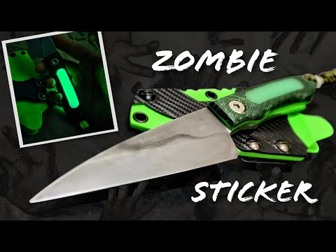 Knife Making | Glowing Zombie Sticker