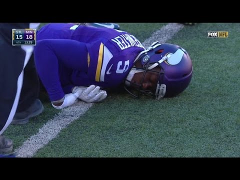 Teddy Bridgewater Knocked Out by Joyner cheapshot HD