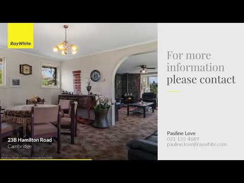 23B Hamilton Road, Cambridge, Waipa, Waikato, 3 slaapkamers, 1 badkamers, House