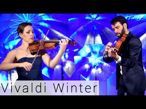 The Twiolins: Vivaldi Four Seasons: Winter (L' Inverno), Largo. Violin & Viola, RV 297 4K