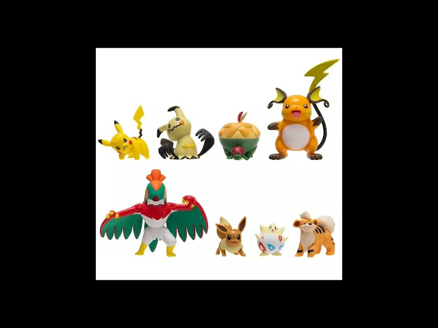 Vídeo relacionado con Pokémon Battle Figure 6 Pack - 5cm Figures Pawnii, Turtwig, Hoothoot, Torchic, Appletun, Squirtle - Official playset for Children 4+ Years