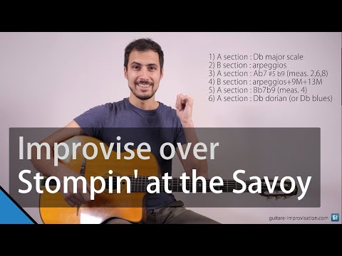 How to improvise over Stompin' at the Savoy