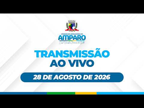 🔴 AO VIVO | Sessão da Câmara de Vereadores de Amparo-PB - 28/08/2026