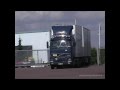 ASG trucks in Borlänge 26-07-2001 Op 26 juli 2001 waren we op de ASG terminal van Borlänge. Veel blauw - geel ASG geweld en diverse Åkeri