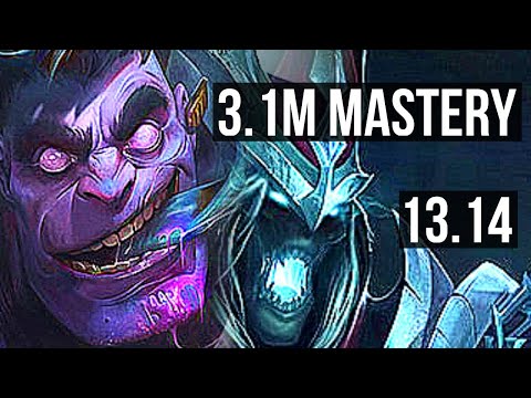 DR. MUNDO vs KARTHUS (JNG) | 3.1M mastery, 800+ games, 4/1/4 | EUW Master | 13.14