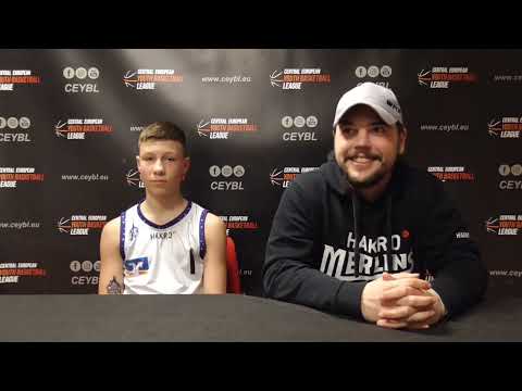CEYBL U13 - Press conference, 17.3.2023, HAKRO Merlins Crailsheim - Sršni Písek
