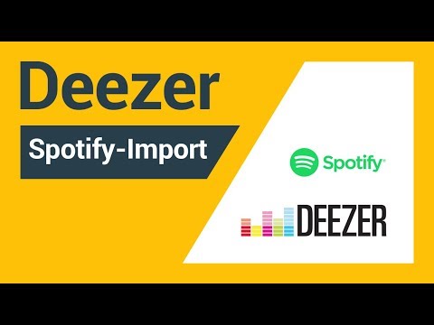 Spotify-Import bei Deezer: So nehmen Sie Ihre Playlist mit