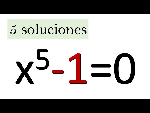 RESOLUCIÓN DE LA ECUACIÓN DE GRADO 5, X^5-1=0