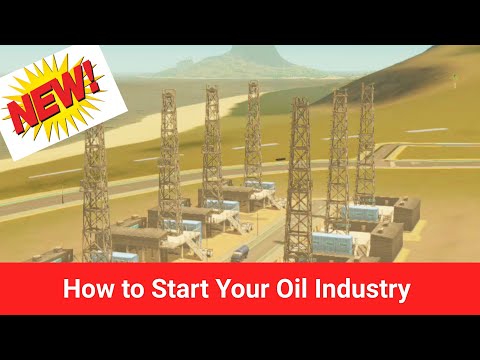 How to build  the oil industry - Cities: Skylines 2020-  tutorial  - Xbox / PS 4