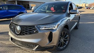 2025 Acura RDX A-Spec - Liquid Carbon Metallic - Red interior - Walkaround