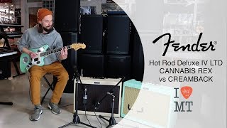 Video thumbnail for Fender Hot Rod Deluxe IV LTD CANNABIS REX vs CREAMBACK  | МузТорг Україна by muztorg ua