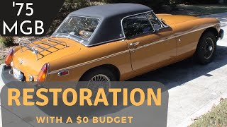 MG MGB renovation tutorial video